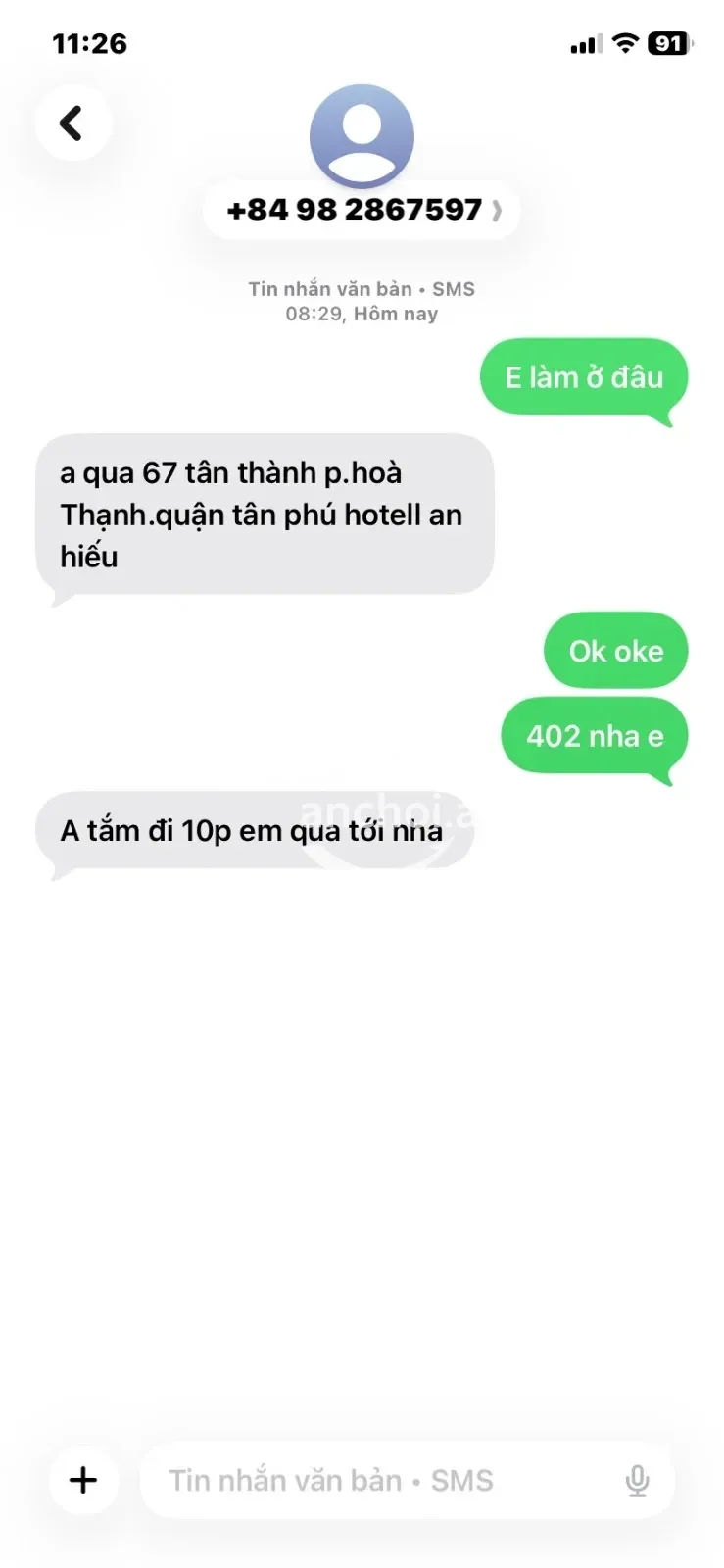 Ảnh checker daithieugia90 chụp khi gặp PHƯƠNG THẢO VÚ KHỦNG LONG  (ảnh 4/4)