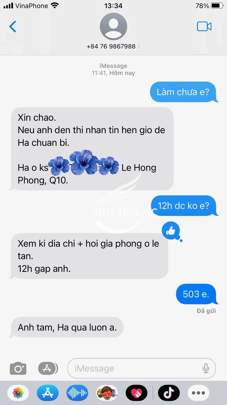 Ảnh checker YÊU EM chụp khi gặp TRÚC HÀ - SELLER TÀI CHÍNH (ảnh 4/5)