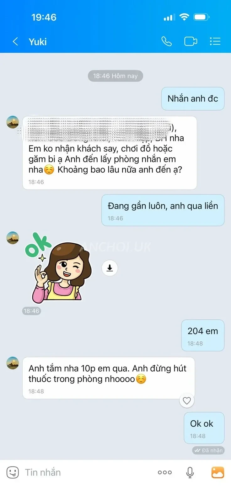 Ảnh checker Vũ Phong chụp khi gặp Bích Vân ❤️ Nữ Thần Dâm Đãng ❤️ Chiều Chuộng Khách Hết Mình (ảnh 2/5)
