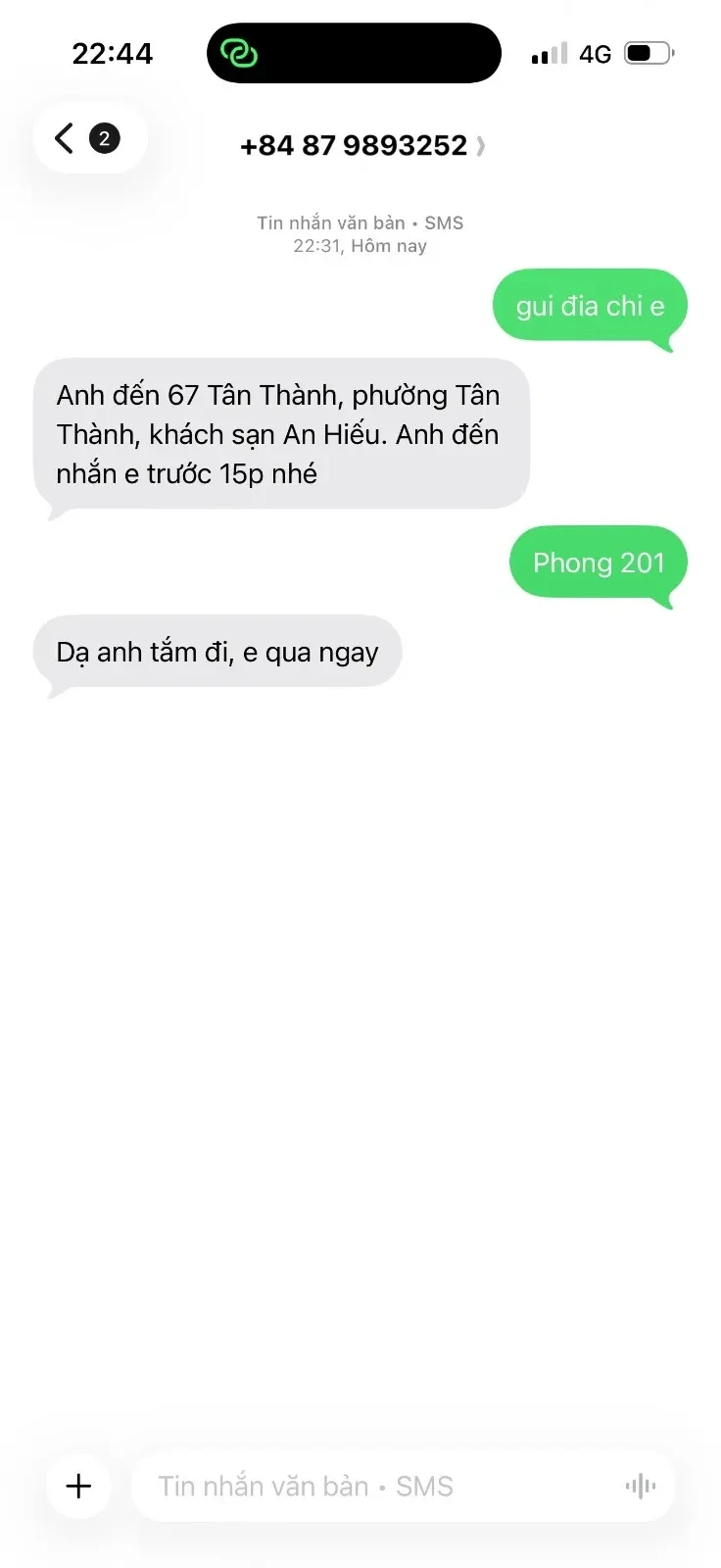 Ảnh checker buivannghi chụp khi gặp ANH THƯ LIMITIT ĐẲNG CẤP GÁI XINH DÂM SỐ 1 (ảnh 4/5)