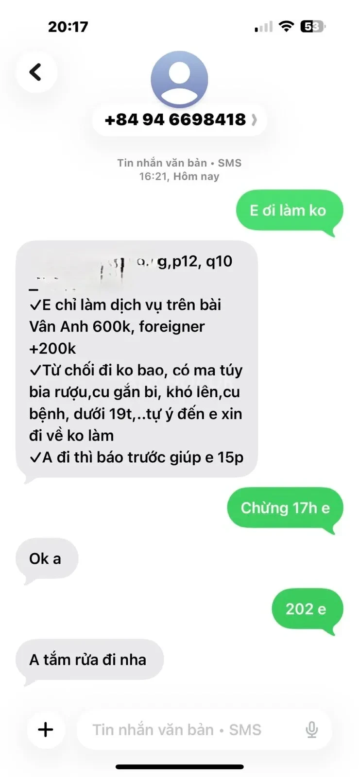 Ảnh checker Thích zú to chụp khi gặp VÂN ANH - DA TRẮNG - DÁNG XINH - CHIỀU KHÁCH HẾT MÌNH (ảnh 3/4)