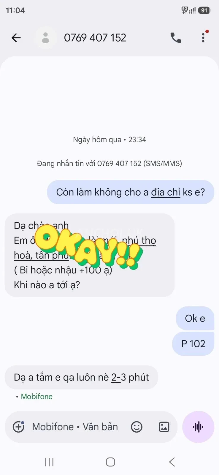 Ảnh checker Âu dương vô địch chụp khi gặp HANI - HOT GIRL NGỌT NGÀO QUYẾN RŨ GẦM CAO MÁY THOÁNG (ảnh 4/4)