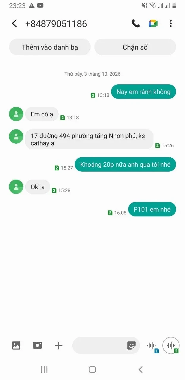 Ảnh checker henhoainem chụp khi gặp HotTeen❤️ Bé Han 2k8❤️ Non Tơ Đáng Yêu Sexy Quyến Rũ Body Ngon  (ảnh 2/5)