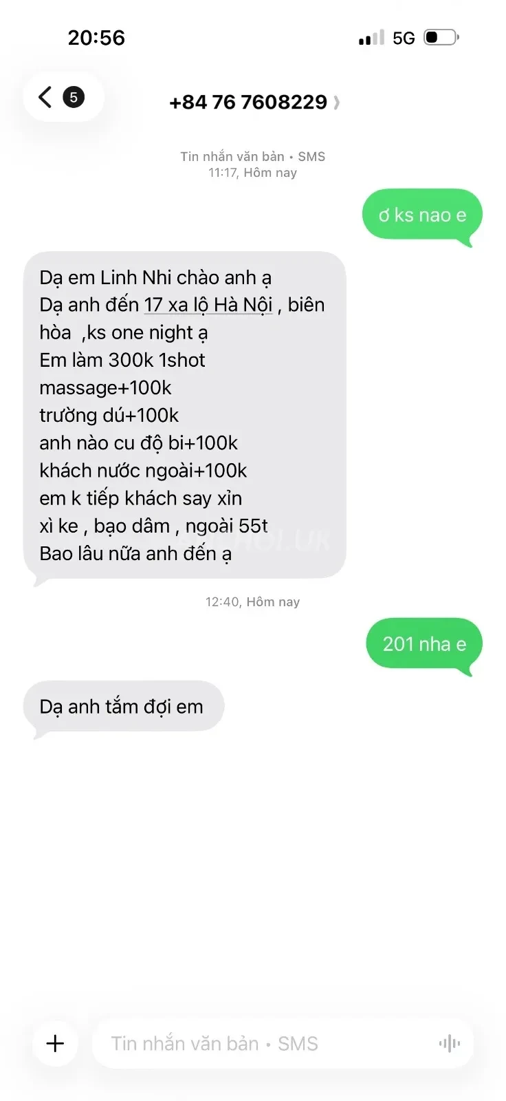 Ảnh checker buivannghi chụp khi gặp LINH NHI - TRÌNH ĐỘ GIƯỜNG CHIẾU CỰC KHỦNG (ảnh 4/5)