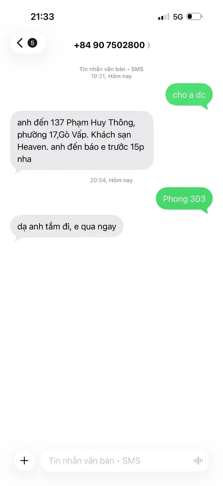 Ảnh checker kimngan88 chụp khi gặp CUM ALO cia  BỐI NHI lolite NHỎ NHẮN TRÊ TRUNG  GÁI ĐÔI MƯƠI (ảnh 3/4)