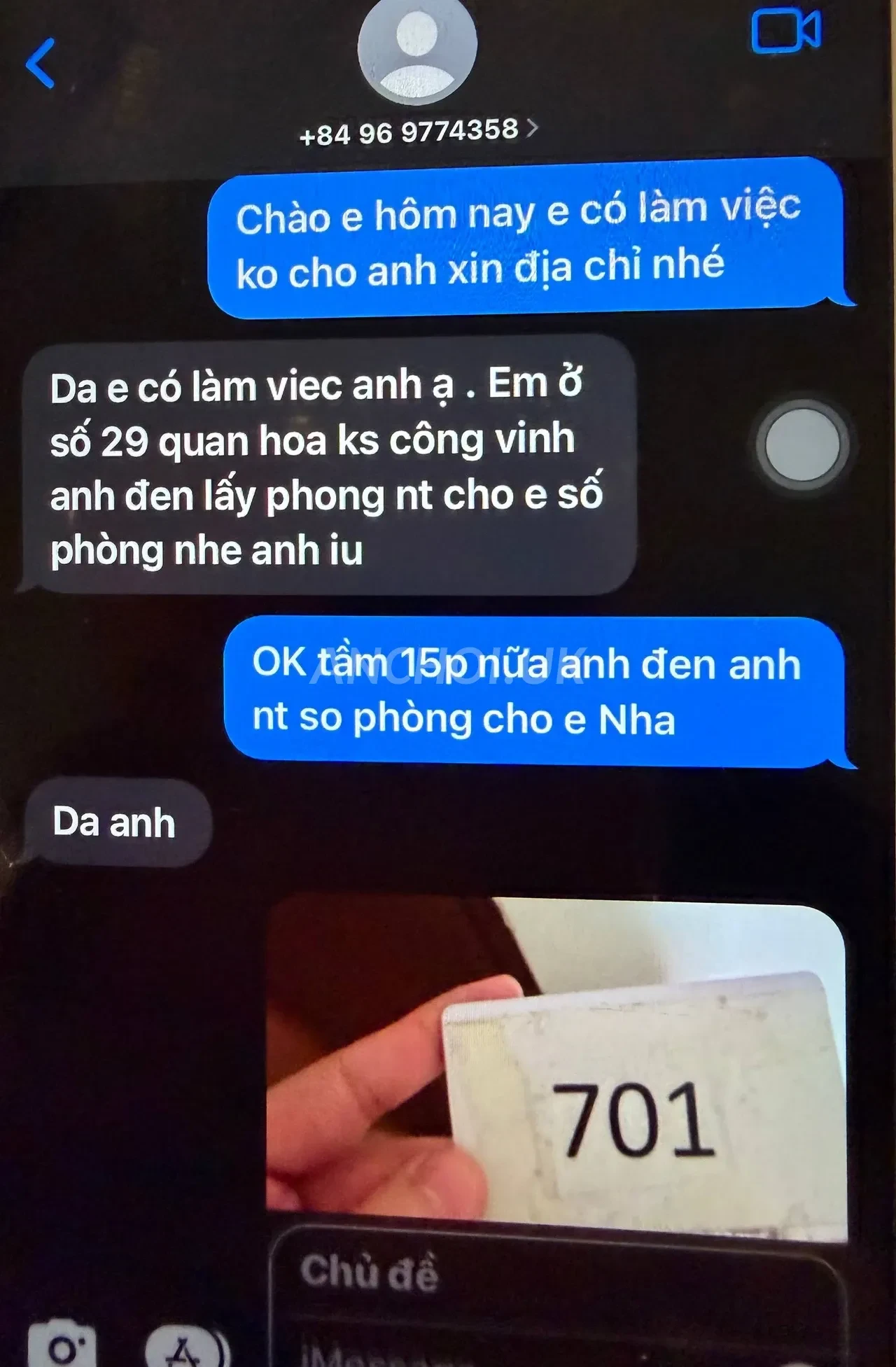 Ảnh checker Hoangphihong19 chụp khi gặp THIÊN KIM ĐÃ XINH CON DÂM CÓ CẢ CIA (ảnh 3/4)