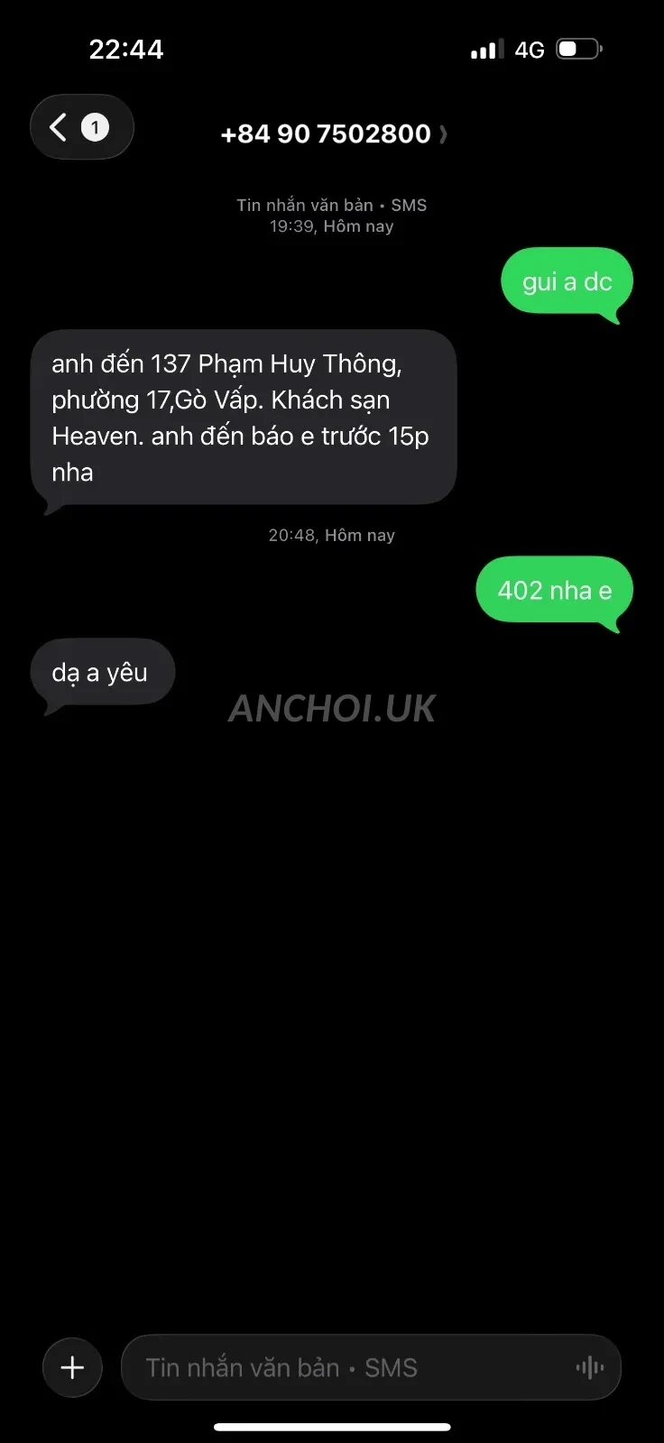 Ảnh checker Nguyen chụp khi gặp CUM ALO cia  BỐI NHI lolite NHỎ NHẮN TRÊ TRUNG  GÁI ĐÔI MƯƠI (ảnh 2/3)