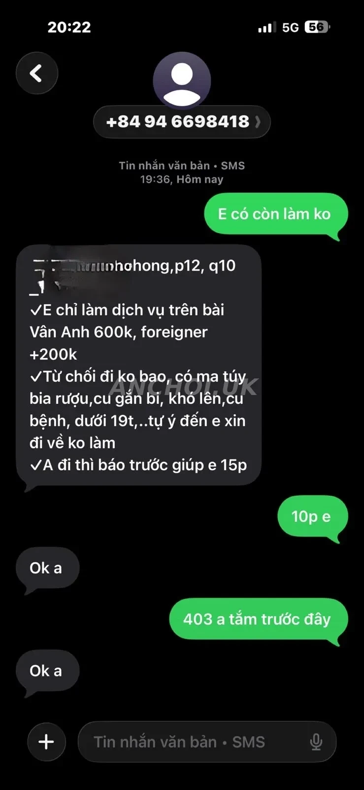 Ảnh checker ChymToChịchDai chụp khi gặp VÂN ANH - DA TRẮNG - DÁNG XINH - CHIỀU KHÁCH HẾT MÌNH (ảnh 3/4)