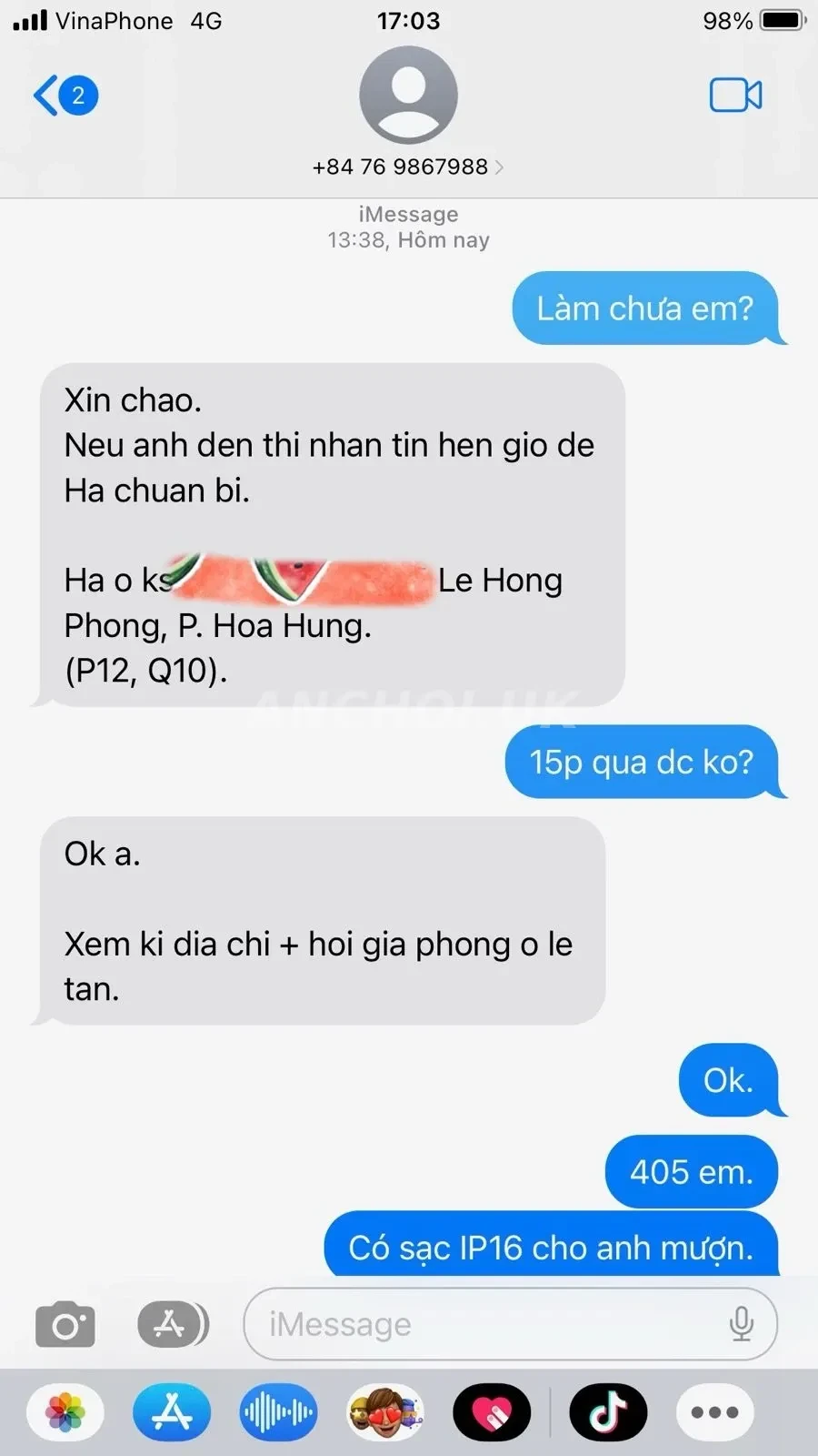 Ảnh checker Yên Vương chụp khi gặp TRÚC HÀ - SELLER TÀI CHÍNH (ảnh 3/4)