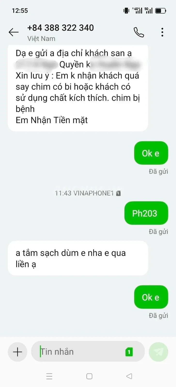 Ảnh checker Thoaimai chụp khi gặp ❤️ BÉ DÂU ❤️ DÂM NỮ DÁNG XINH CHIỀU KHÁCH  CỰC TÌNH CẢM (ảnh 4/5)