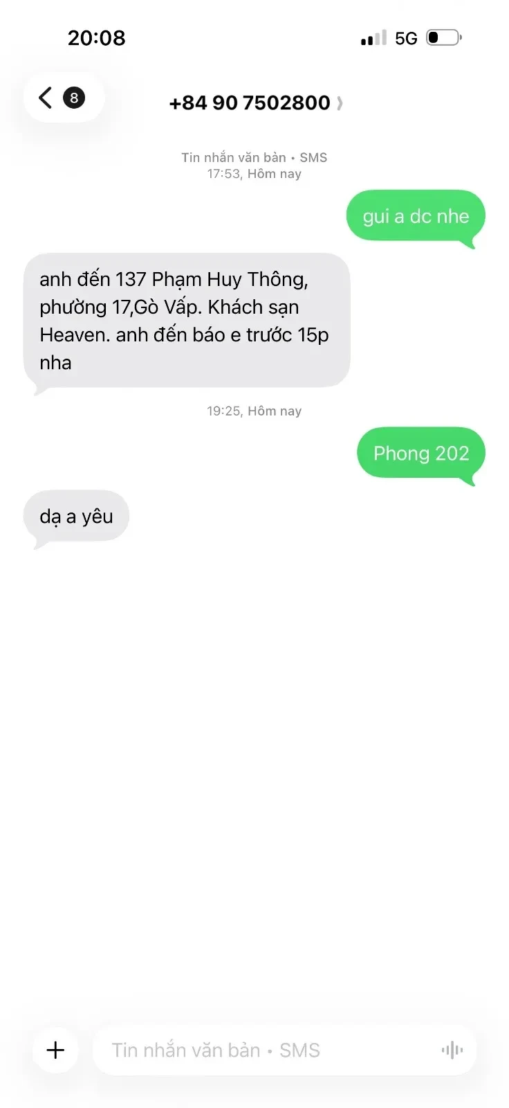 Ảnh checker Gia Huy chụp khi gặp CUM ALO cia  BỐI NHI lolite NHỎ NHẮN TRÊ TRUNG  GÁI ĐÔI MƯƠI (ảnh 3/4)