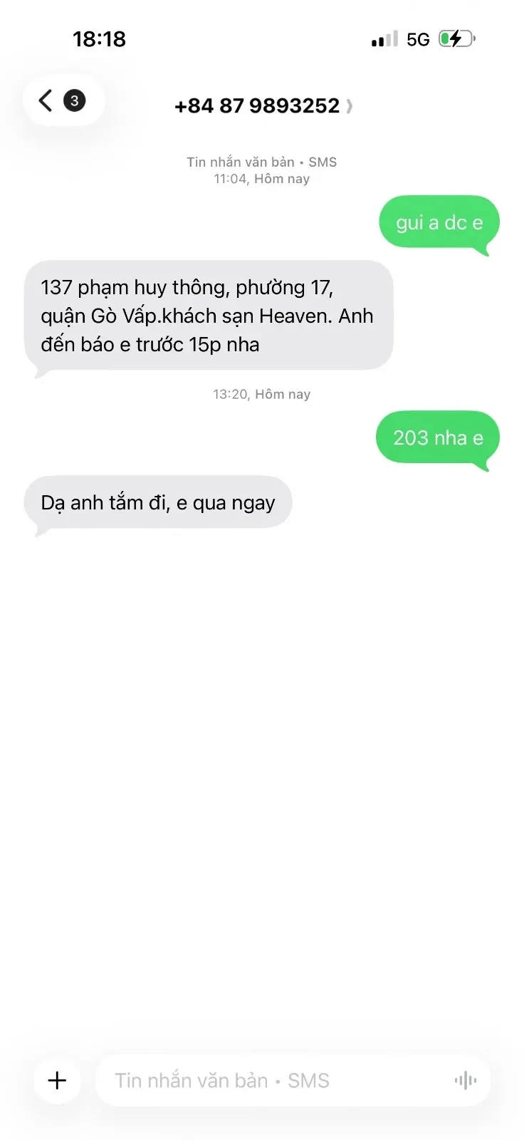 Ảnh checker Linh Chi chụp khi gặp ANH THƯ LIMITIT ĐẲNG CẤP GÁI XINH DÂM SỐ 1 (ảnh 3/4)