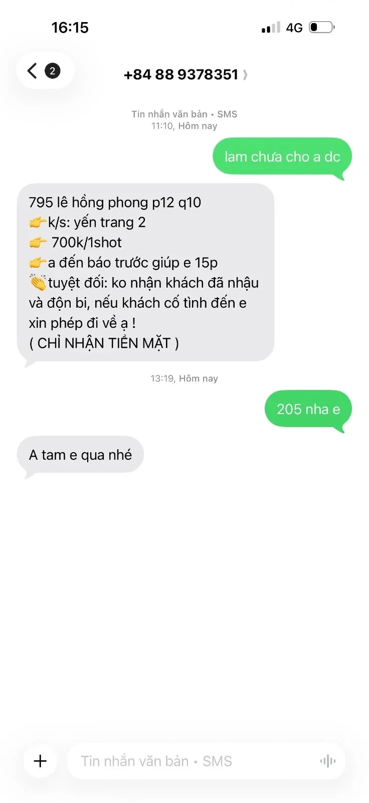 Ảnh checker Phùng Đoái Thanh chụp khi gặp  HÀ LINH - - XINH SANG GỢI TÌNH - VÚ TO BODY ĐẸP - KỸ NĂNG LÀM TÌNH CUỐN HÚT (ảnh 5/5)