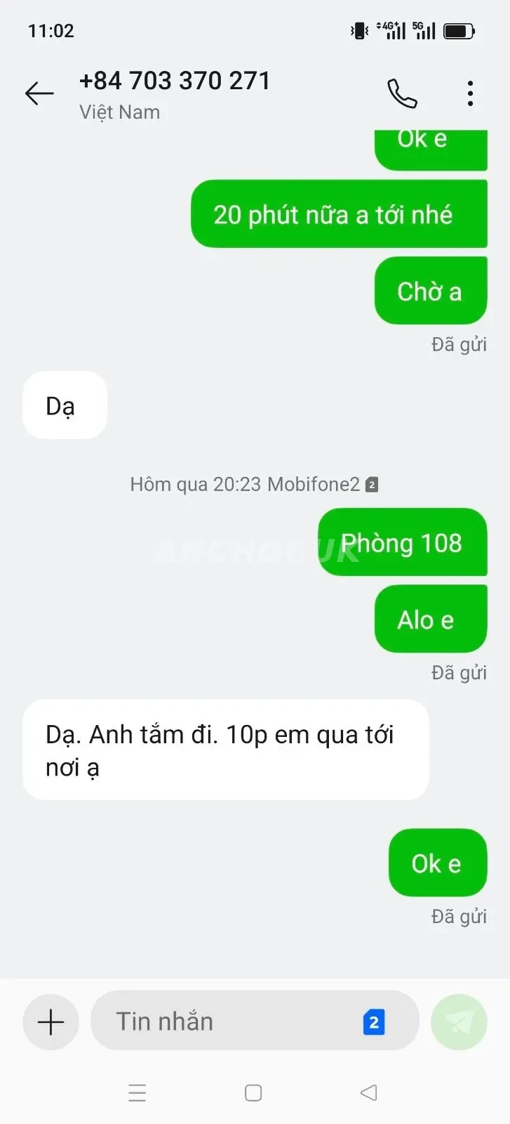 Ảnh checker Thoaimai chụp khi gặp AN Mi NURU PHÊ CON KU MAX PRO DÂM  (ảnh 5/5)