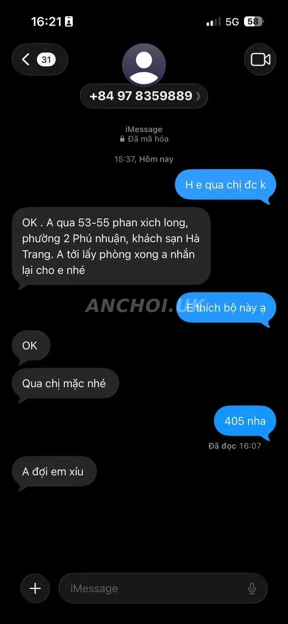 Ảnh checker Hoan chụp khi gặp ❤️ANH THƯ ❤️- EM GÁI XINH -DÂM ĐẬM CHẤT GÁI NHẬT -YÊU TÌNH TRÙNG (ảnh 1/5)