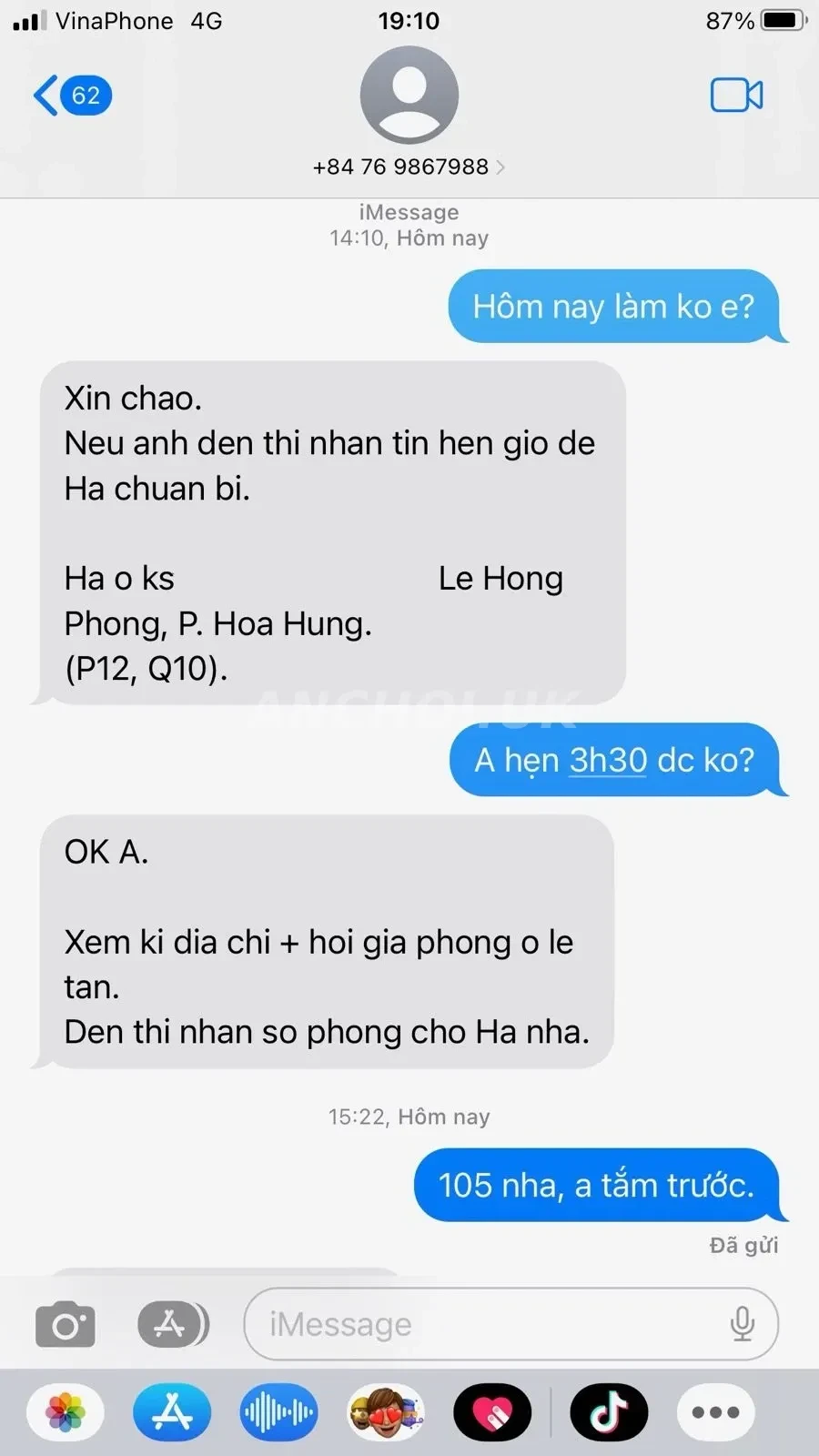 Ảnh checker Xuân Tóc Đỏ chụp khi gặp TRÚC HÀ - SELLER TÀI CHÍNH (ảnh 4/5)