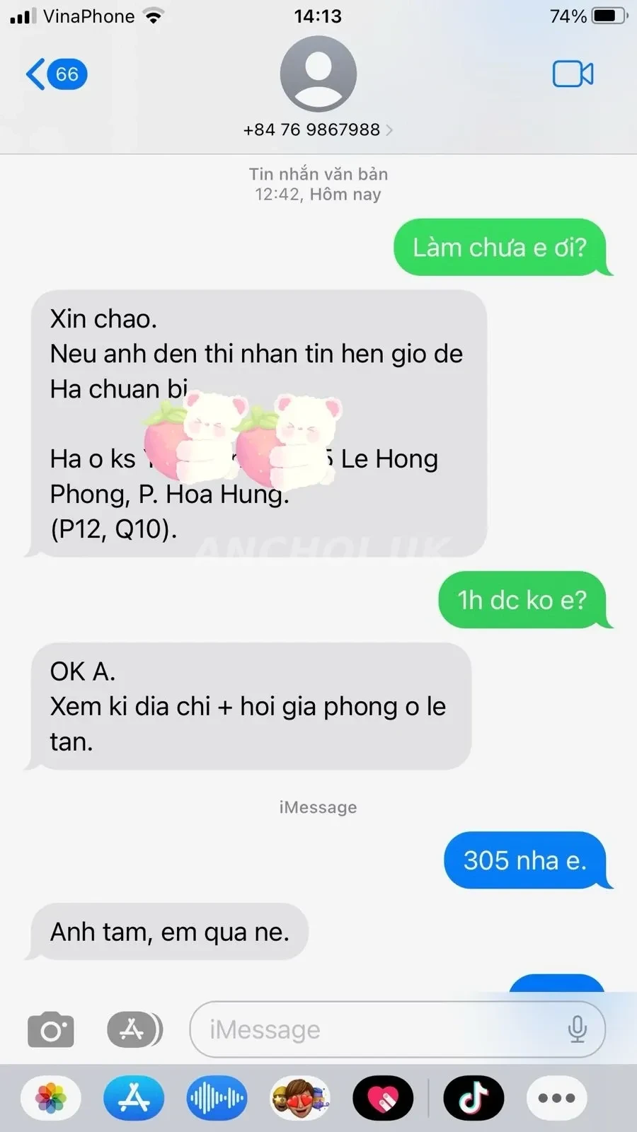 Ảnh checker Tự Thẩm Du chụp khi gặp TRÚC HÀ - SELLER TÀI CHÍNH (ảnh 5/5)