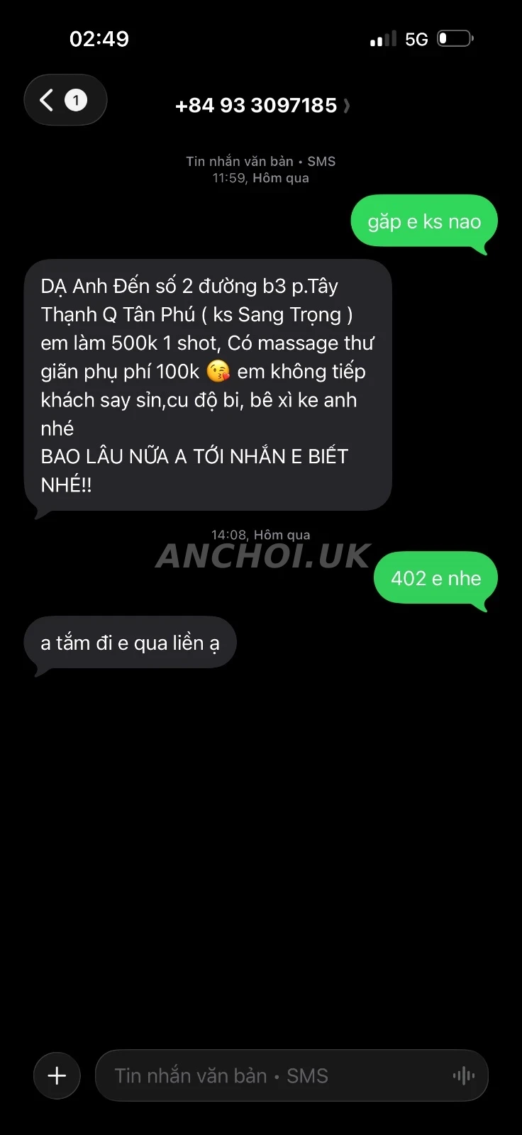 Ảnh checker tranthimyduyen chụp khi gặp NGỌC ANH BABY SIÊU PHẨM MAX NGON ĐỈNH NHẤT SEVER (ảnh 3/4)