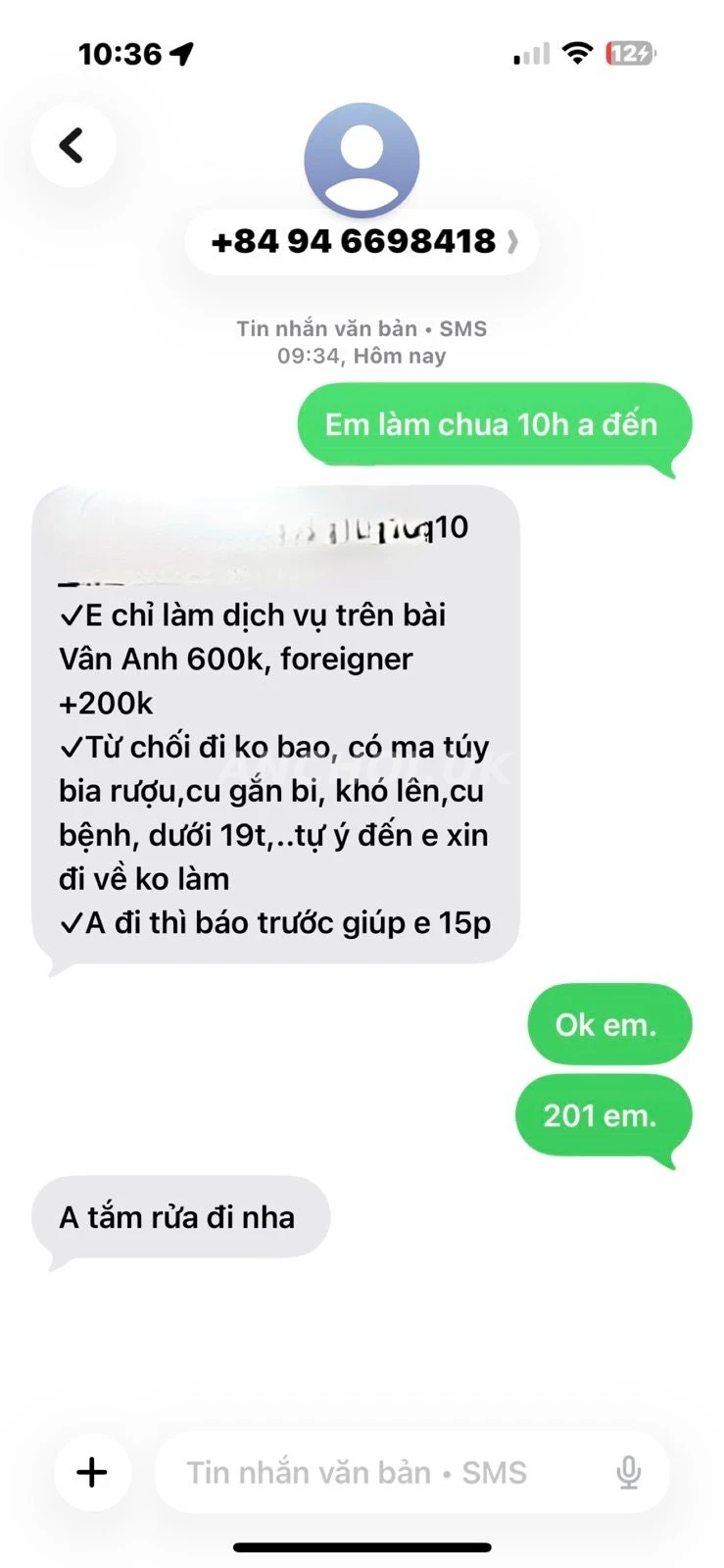 Ảnh checker Yêu Rau Xanh chụp khi gặp VÂN ANH - DA TRẮNG - DÁNG XINH - CHIỀU KHÁCH HẾT MÌNH (ảnh 4/4)