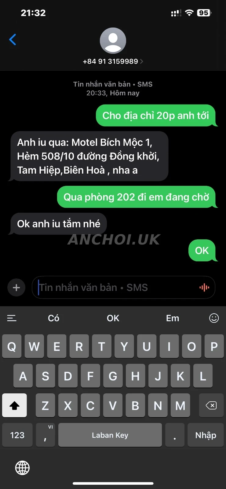 Ảnh checker HungLelLe chụp khi gặp ️❤️Ái My❤️- Em xinh chuẩn mẫu - Thân thiện dễ gần - 0913159989 (ảnh 1/5)