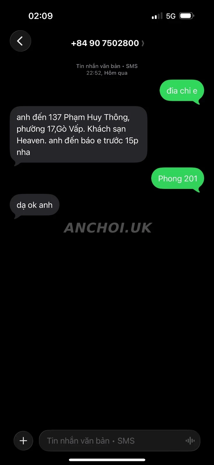 Ảnh checker bachhaichau chụp khi gặp CUM ALO cia  BỐI NHI lolite NHỎ NHẮN TRÊ TRUNG  GÁI ĐÔI MƯƠI (ảnh 3/4)