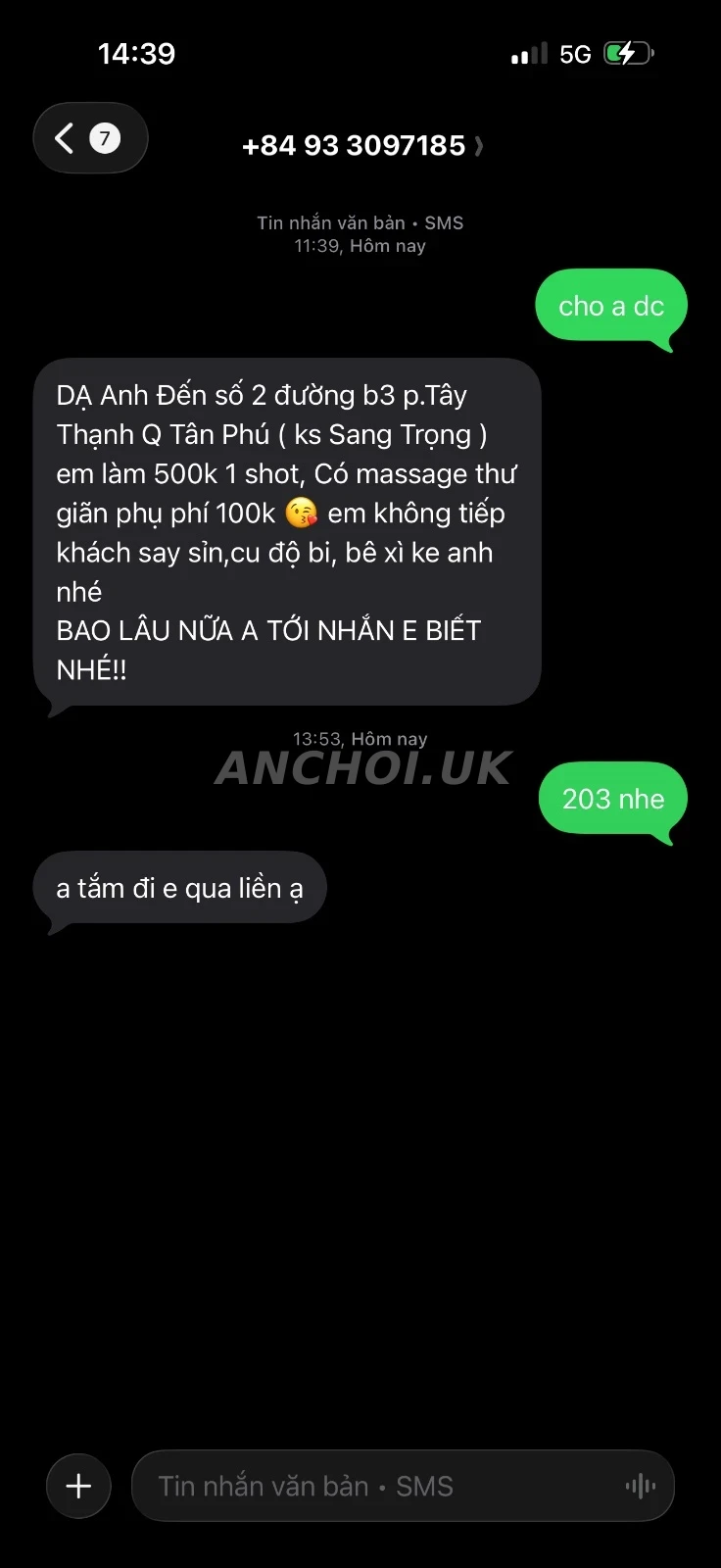 Ảnh checker nhuocvanda chụp khi gặp NGỌC ANH BABY SIÊU PHẨM MAX NGON ĐỈNH NHẤT SEVER (ảnh 3/4)