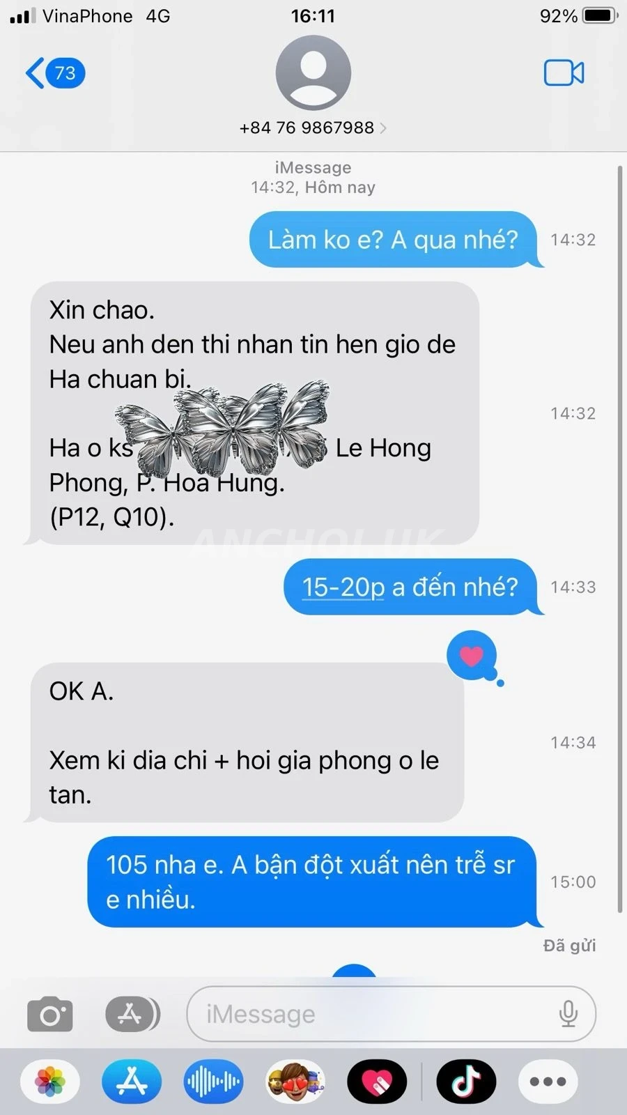 Ảnh checker Bát Giới chụp khi gặp TRÚC HÀ - SELLER TÀI CHÍNH (ảnh 5/5)